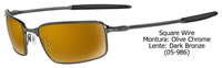 Oakley Square Wire Olive Chrome / Dark Bronze (05-986)